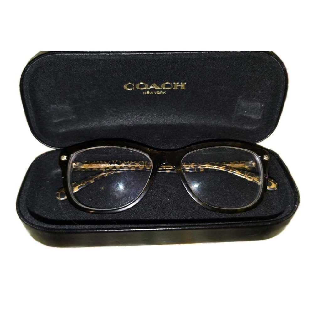 Coach HC6088 5394 Eyeglasses Women 52-16-135 Brown Tortoise Good Cat Eye
